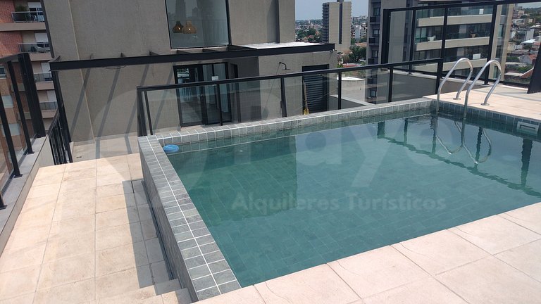 Acomodação Central com Piscina em Posadas